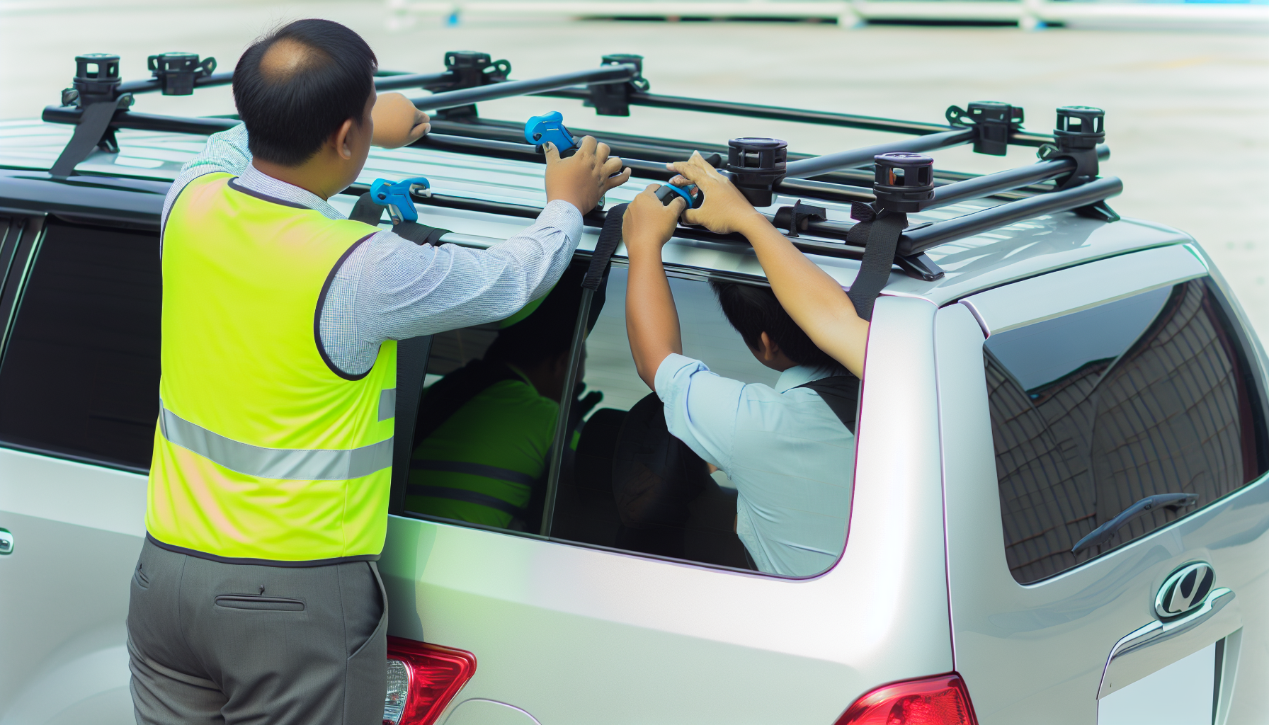 How to professionally secure load on car roof