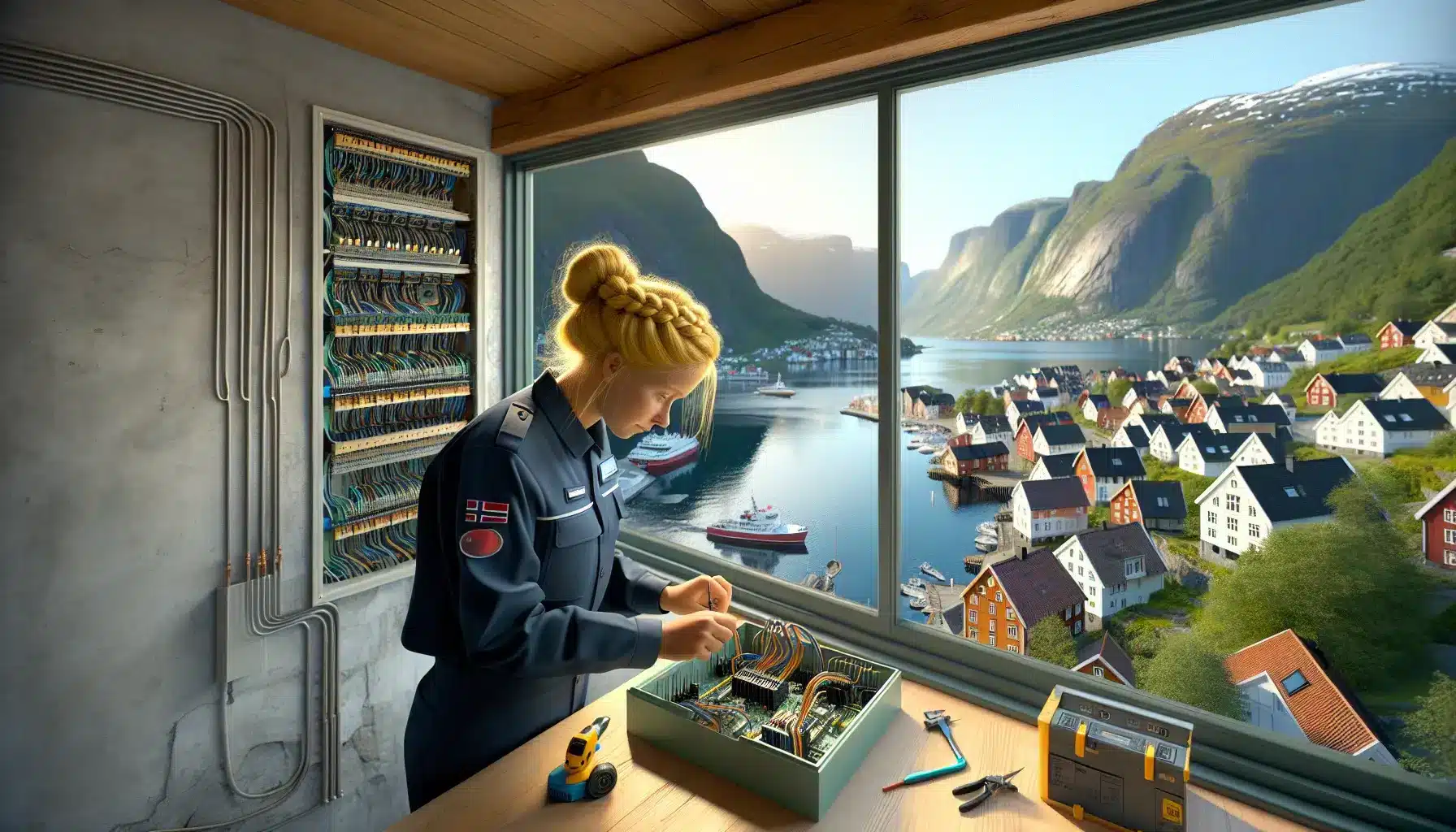 Elektriker bergen – finn pålitelig elektriker for bolig og bedrift i bergen – illustrasjon