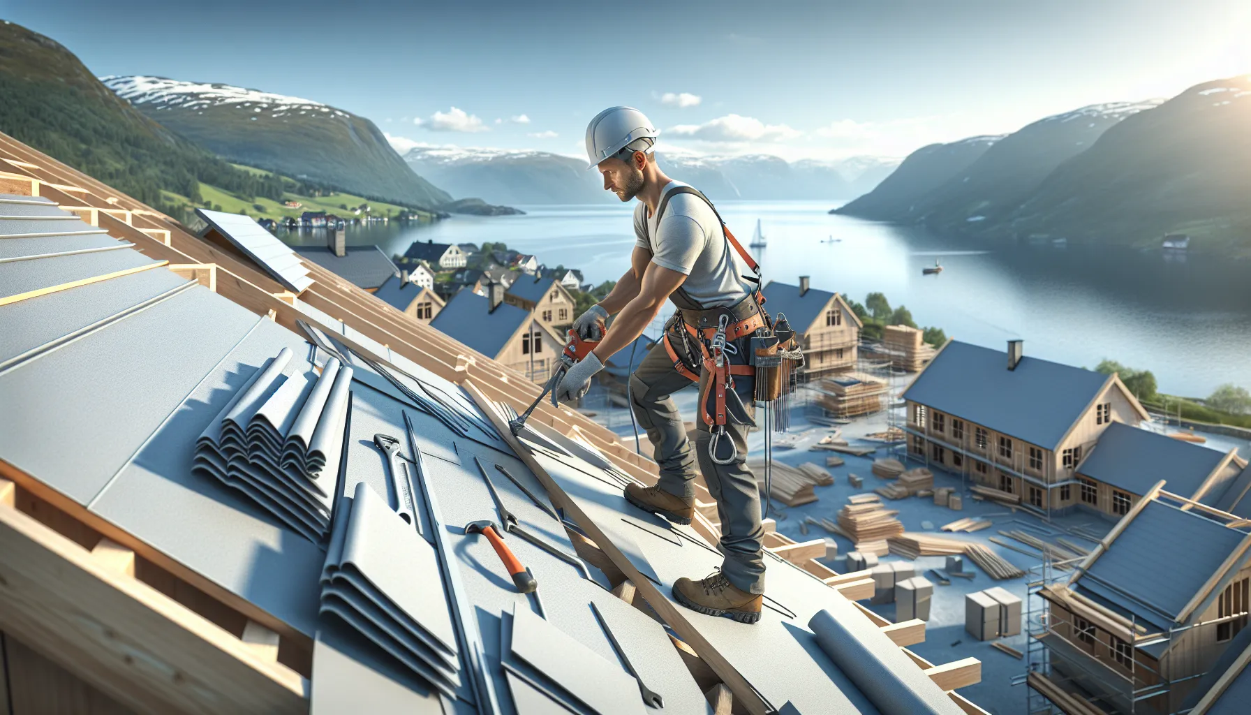 Taktekkere og fasadearbeidere – spesialister i høyden for trygge og varige bygg